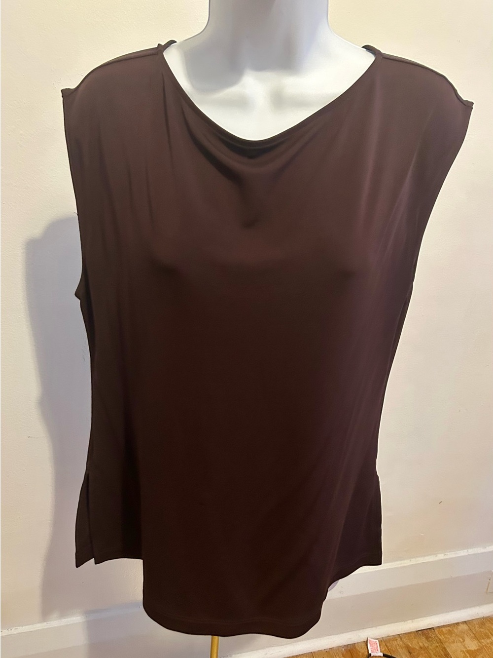 SPANX Brown Sleeveless Tank Top